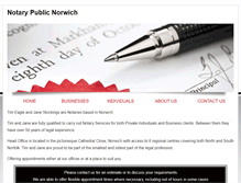Tablet Screenshot of notarypublicnorwich.net